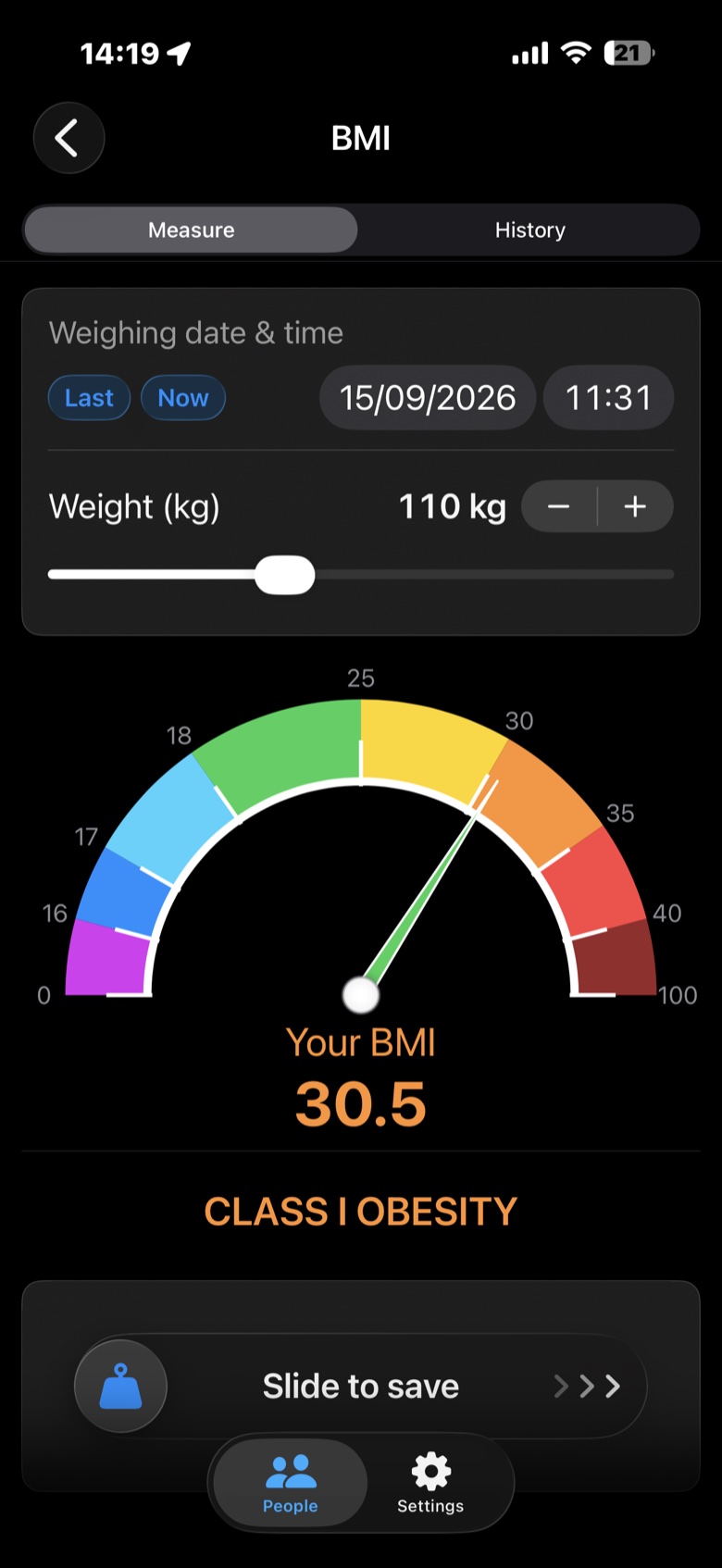 BMI screen