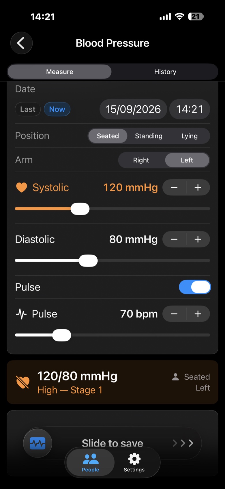Blood pressure screen